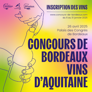 inscription des vins concours de Bordeaux 2025